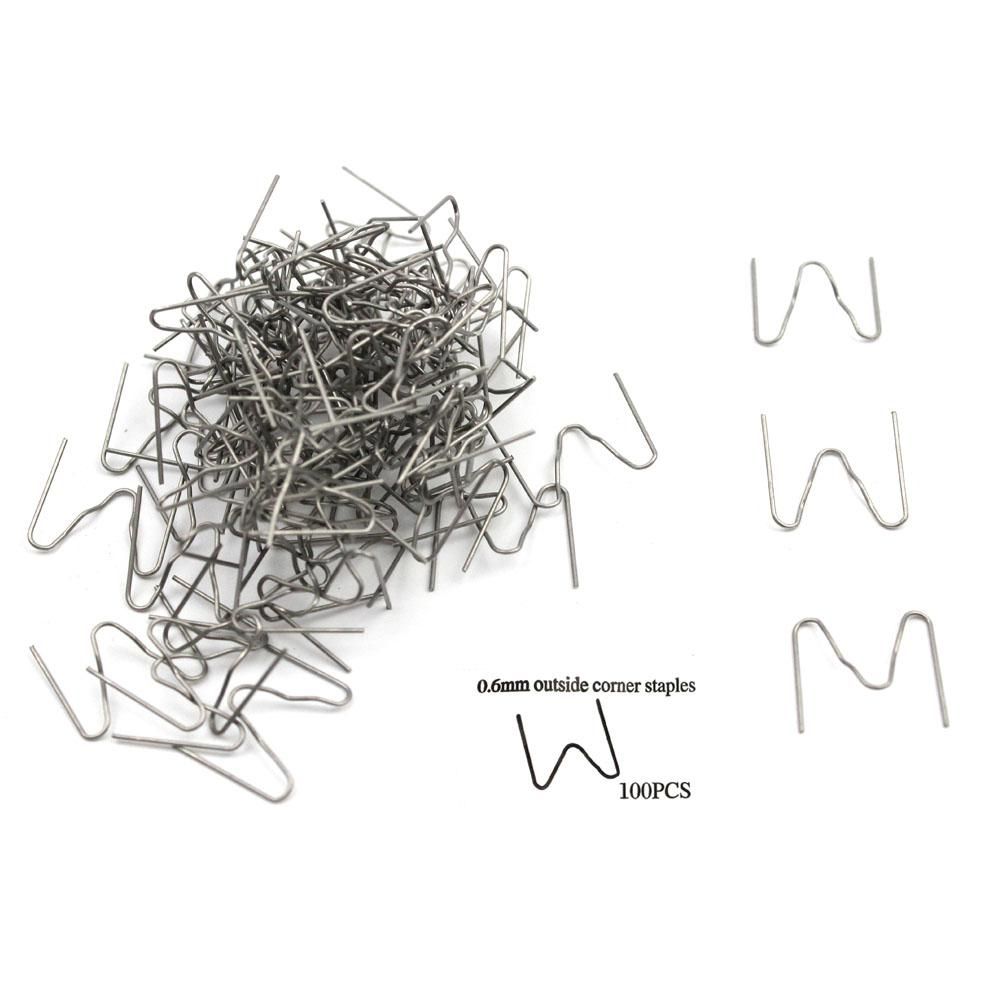 600Pcs Stainless Steel 0.8mm/0.6mm Hot for Plastic Stapler