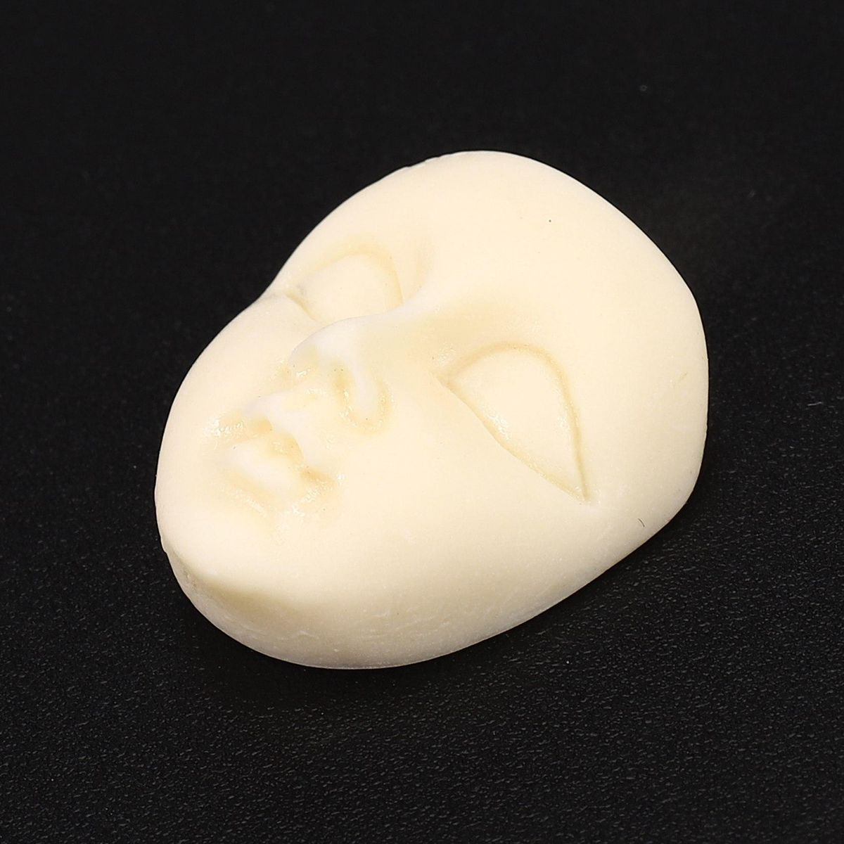 10Pcs Mini Masks Resin Mask Flatback Cabochon Beige Girl