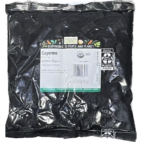 Organic Ground Cayenne 453G 16Oz