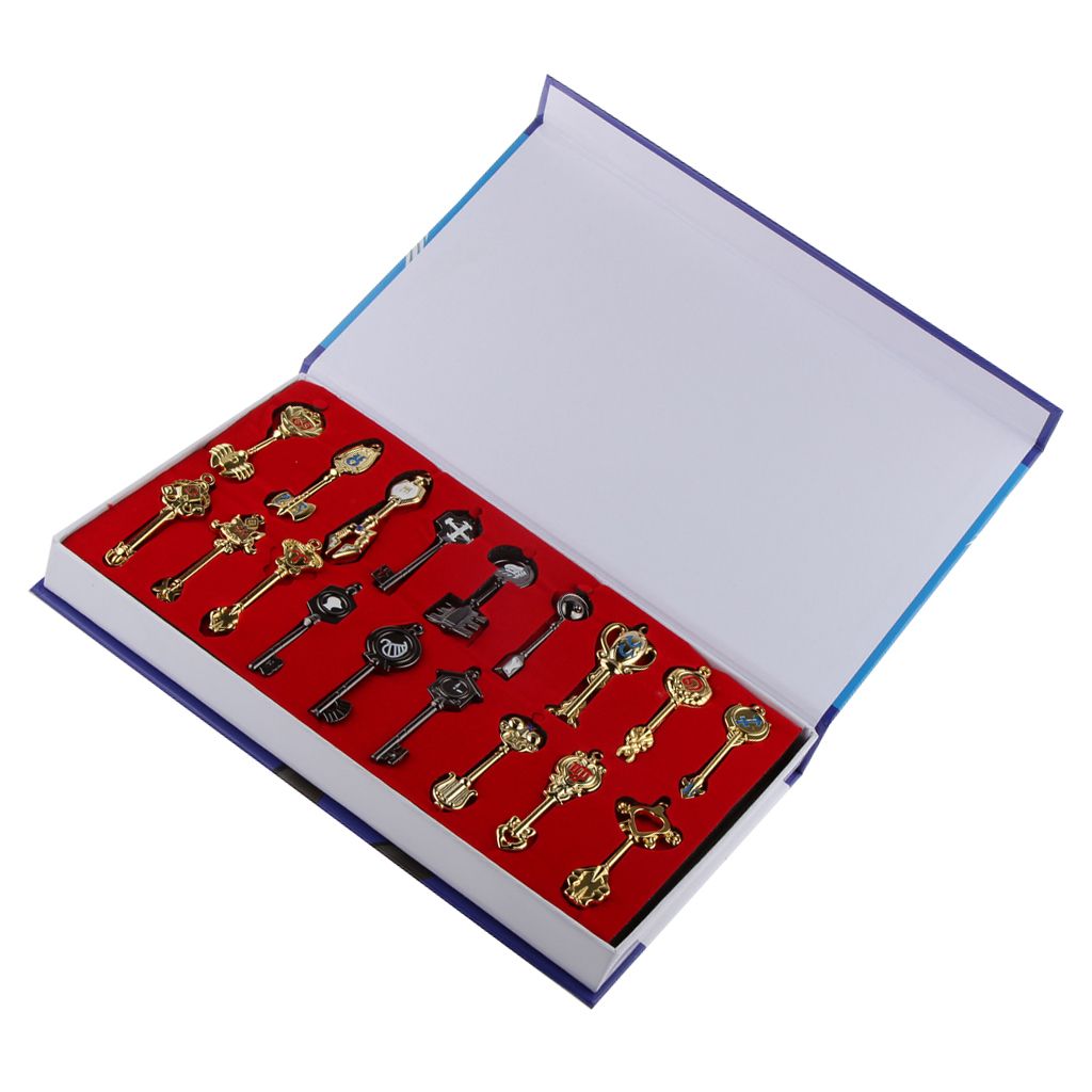 Fairy Tail Lucy Celestial Zodiac Spirit Gate Keys 18pcs Necklace