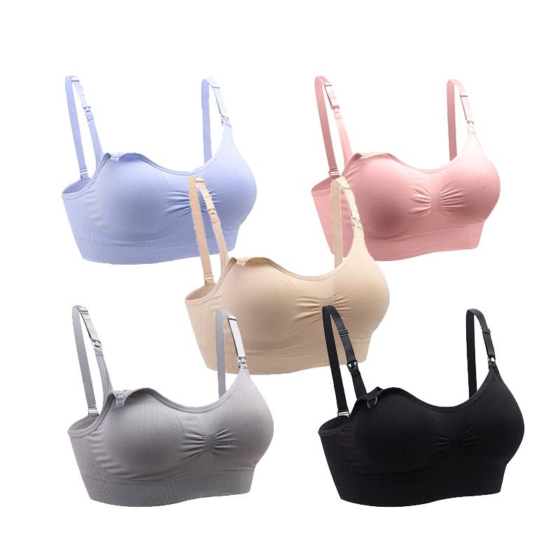 Breastfeeding Bra Anti-galactorrhea Gathered Breastfeeding