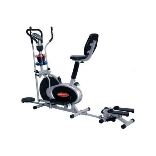 Orbitrack Elliptical Bike With Stepper - Twister And Back Rest Plus Dumbells