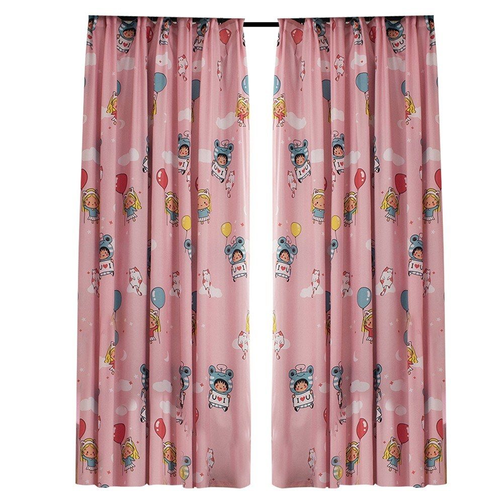 Semi Blackout Curtains For Bedroom Thermal Insulated Printed