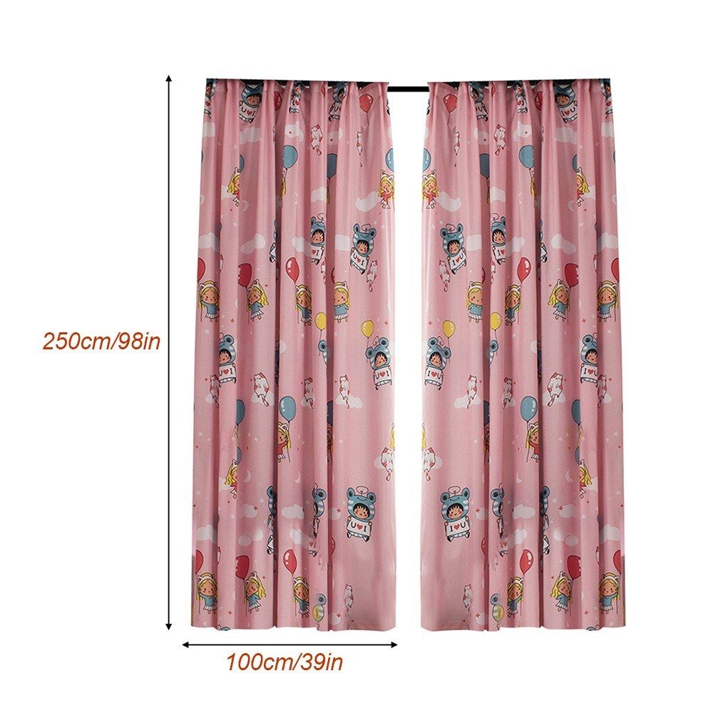 Semi Blackout Curtains For Bedroom Thermal Insulated Printed