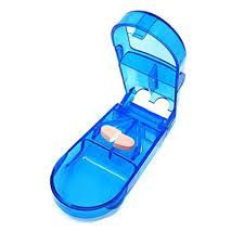 Pill Cutter Splitter - Half Storage Compartment Box