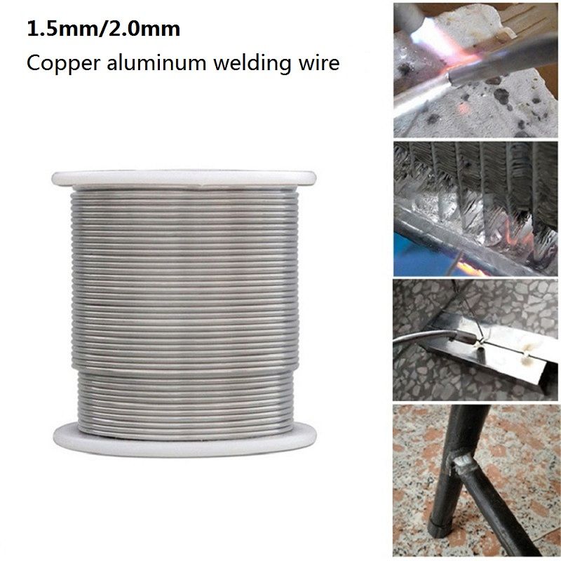 1.6/2mm Solder Welding Wire 1/2/3/5m Low Temperature Copper Aluminum Welding Wire Electrode Flux-Cored Welding Rod For Repair