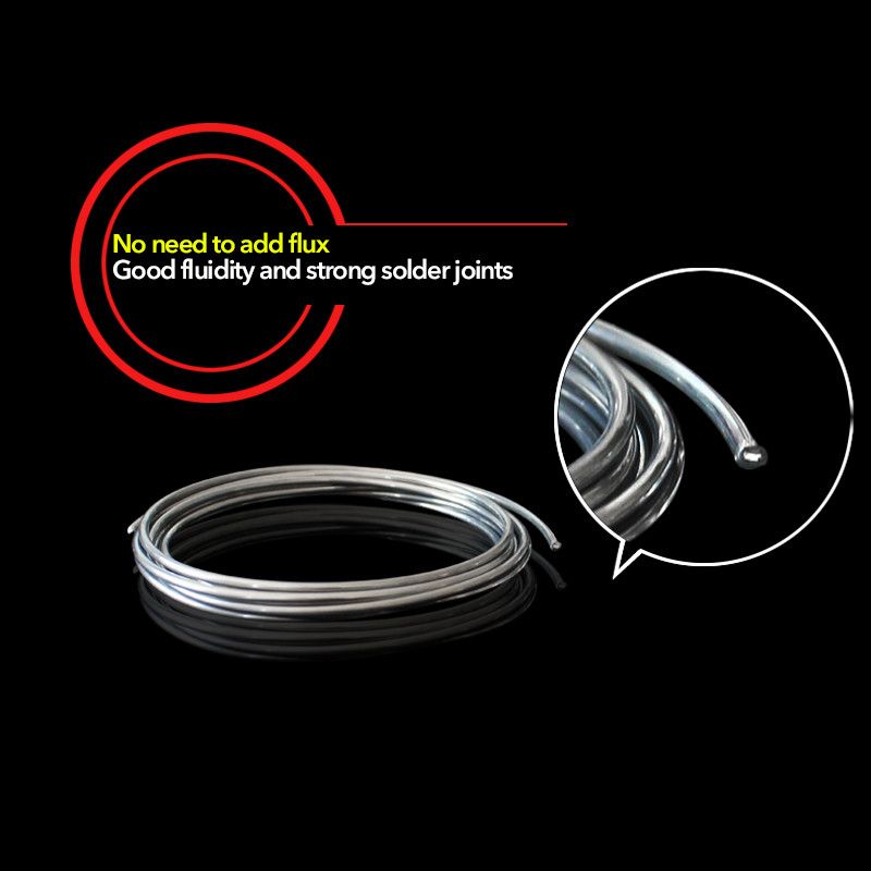 1.6/2mm Solder Welding Wire 1/2/3/5m Low Temperature Copper Aluminum Welding Wire Electrode Flux-Cored Welding Rod For Repair