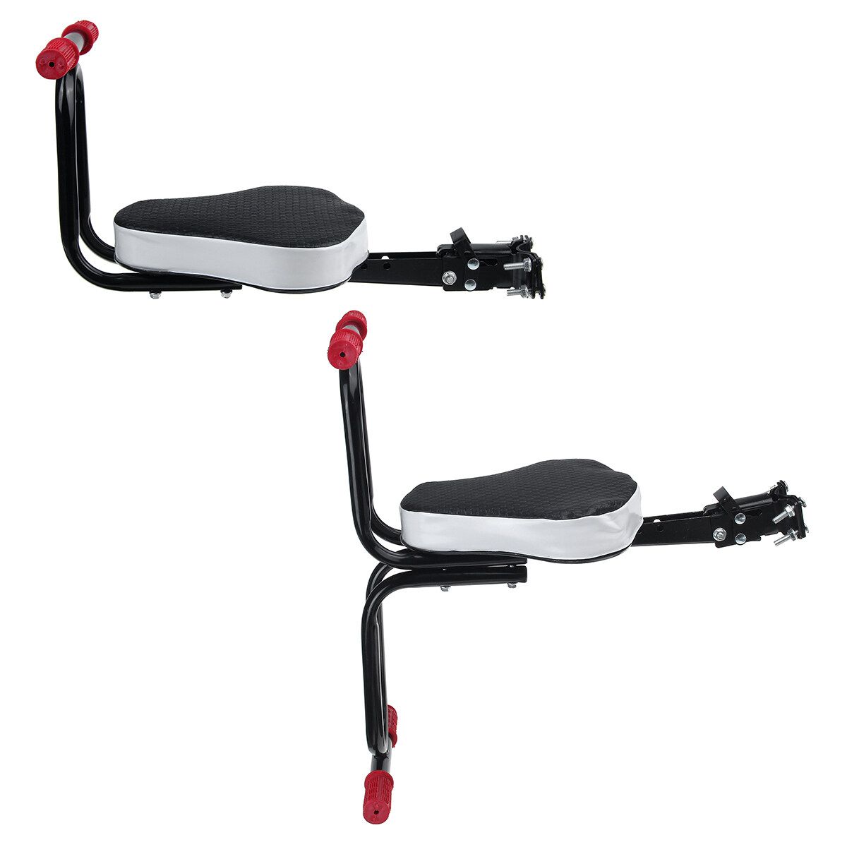 Child Bike Seat Foldable & Ultralight Front Mount Baby Kids' Bicycle Carrier With Handrail Single Handrail
