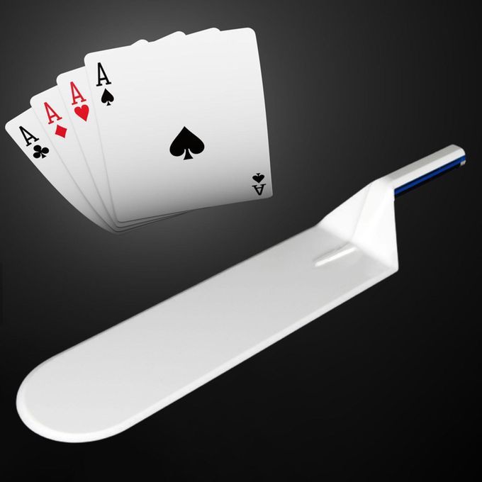 1 Piece Poker Shovel Acrylic Smooth Portable Card Dispenser For Texas