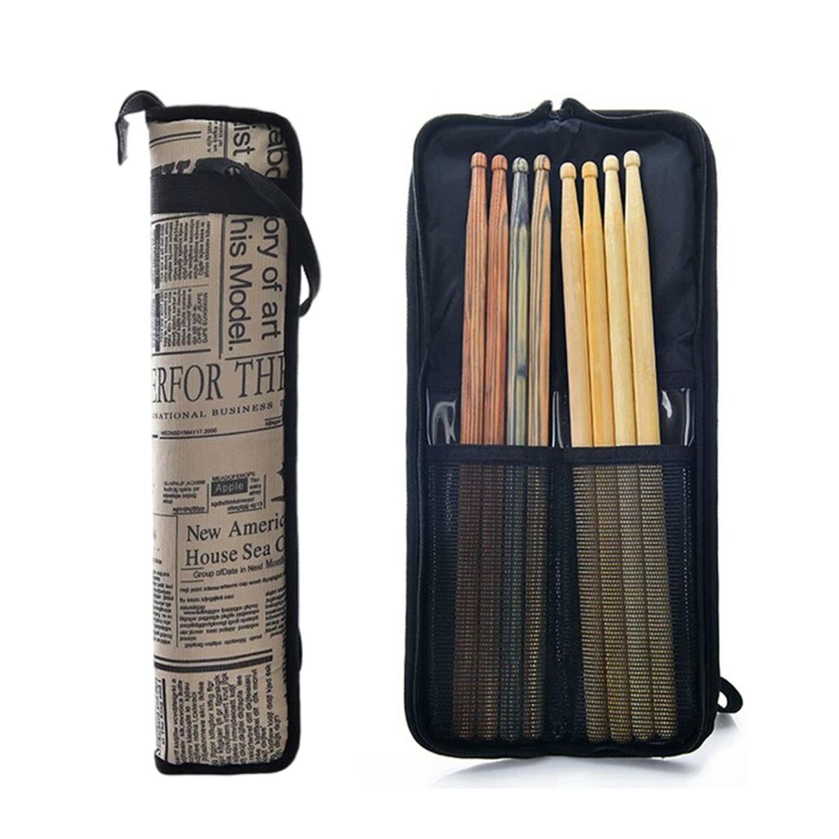Adjustable Drum Mallet Storage Bag  Shoulder Bag Large