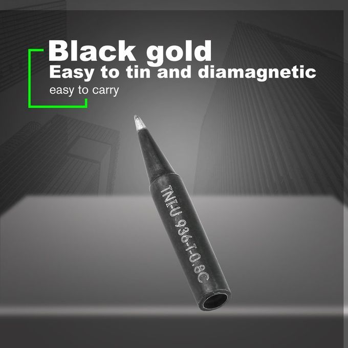 TNI-U 936M-T Lead-Free   Tip Iron Head Tools For Rework Station-Black-936M-T.8C