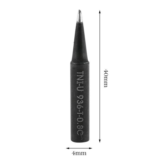 TNI-U 936M-T Lead-Free   Tip Iron Head Tools For Rework Station-Black-936M-T.8C