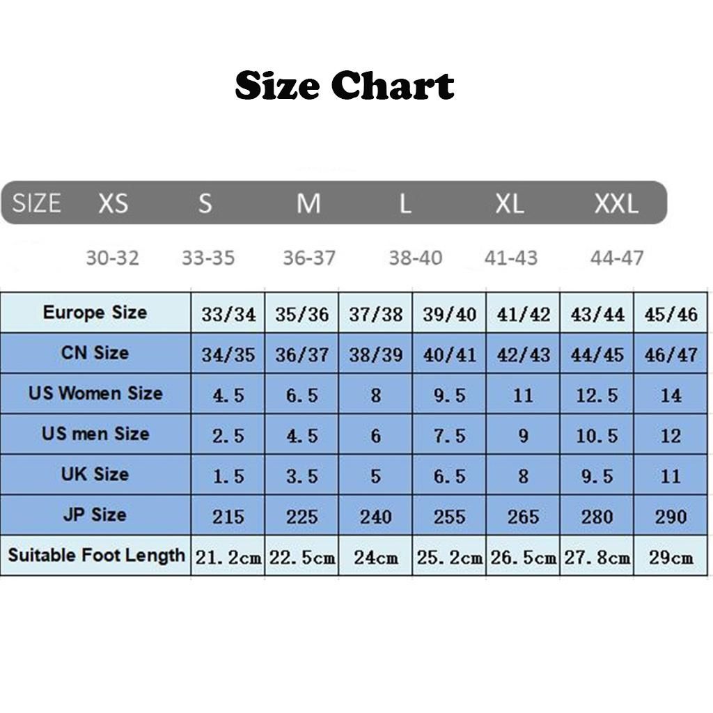 Lightweight Water Shoes Rubber Sole Women Men Kids  Socks Blue Xl