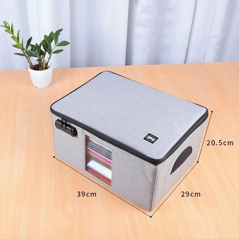 High Capacity Multilayer Briefcase Office Documents Organize Package Credentials Credit Card Wallet Storage Pouch Accessories