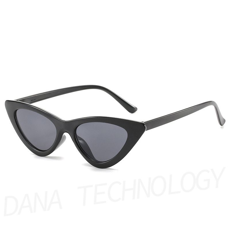 FG09 Sexy Ladies Cat Eye Vintage Sun Glasses - Black