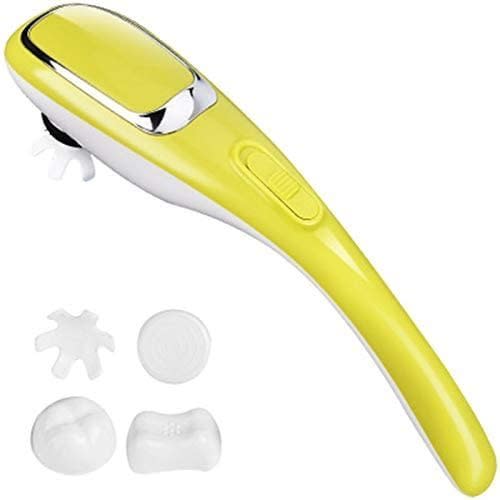 Multifunction Electric Dolphin Massager Stick + 4 Massage Heads
