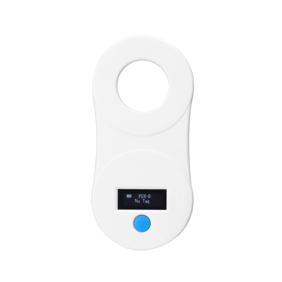 134.2KHz Animal Chip Scanner Handheld Portable Animal Chip Scanning Tool Poultry Pet Management Chip Scanner OLED Display for Chicken Duck Cats Dog Animal Identification
