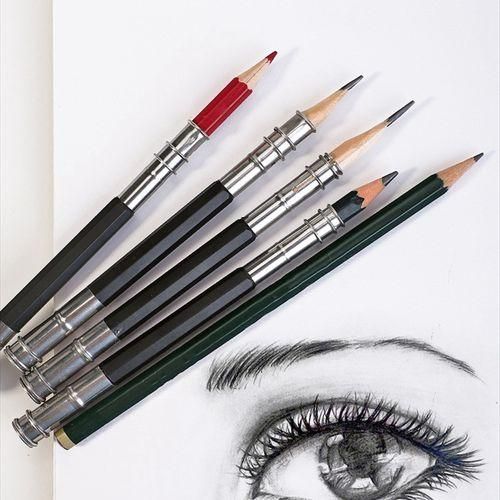 10PCS Pencil Extender Holder Adjustable Pencil