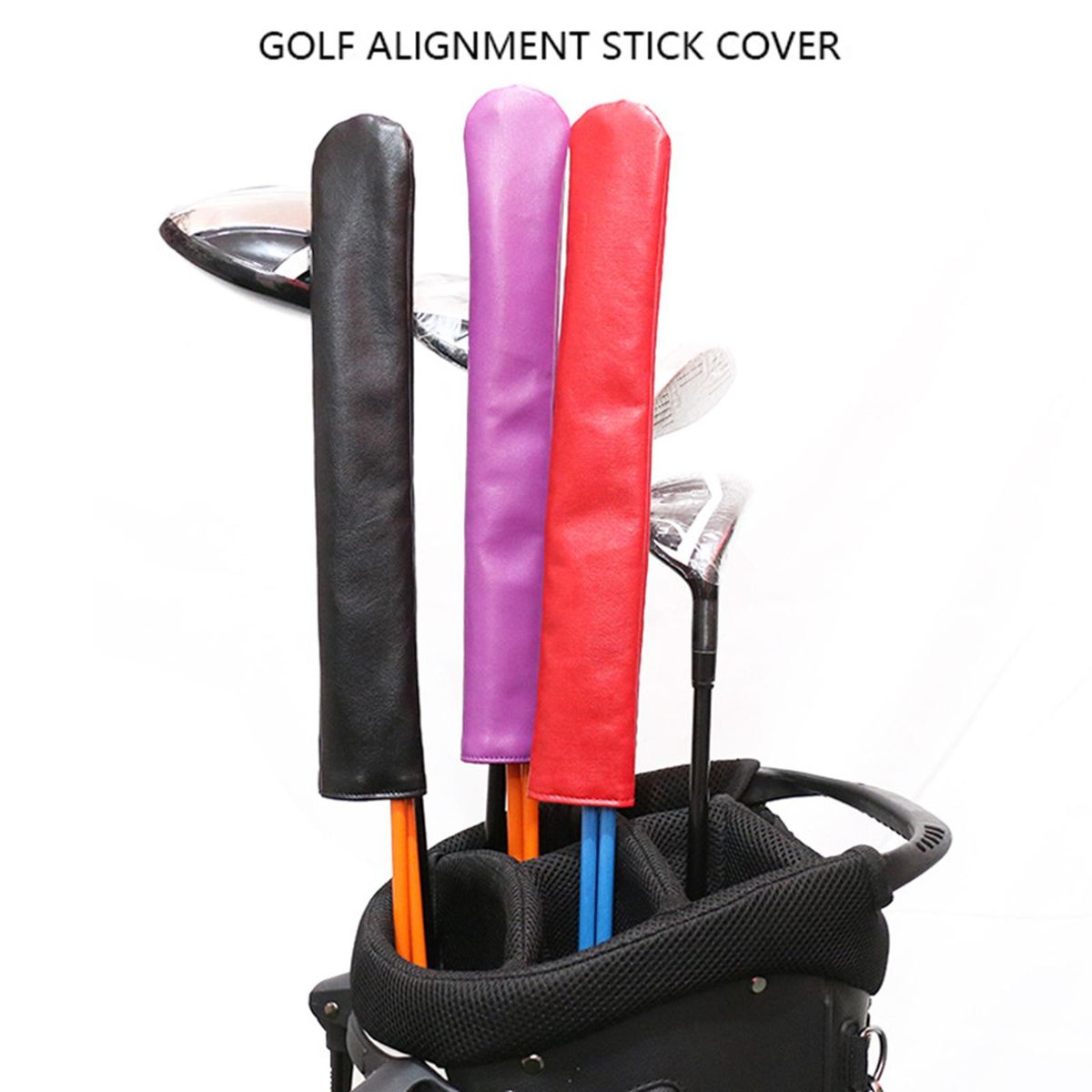 Golf Alignment , PU Leather, Hold AT Least Black