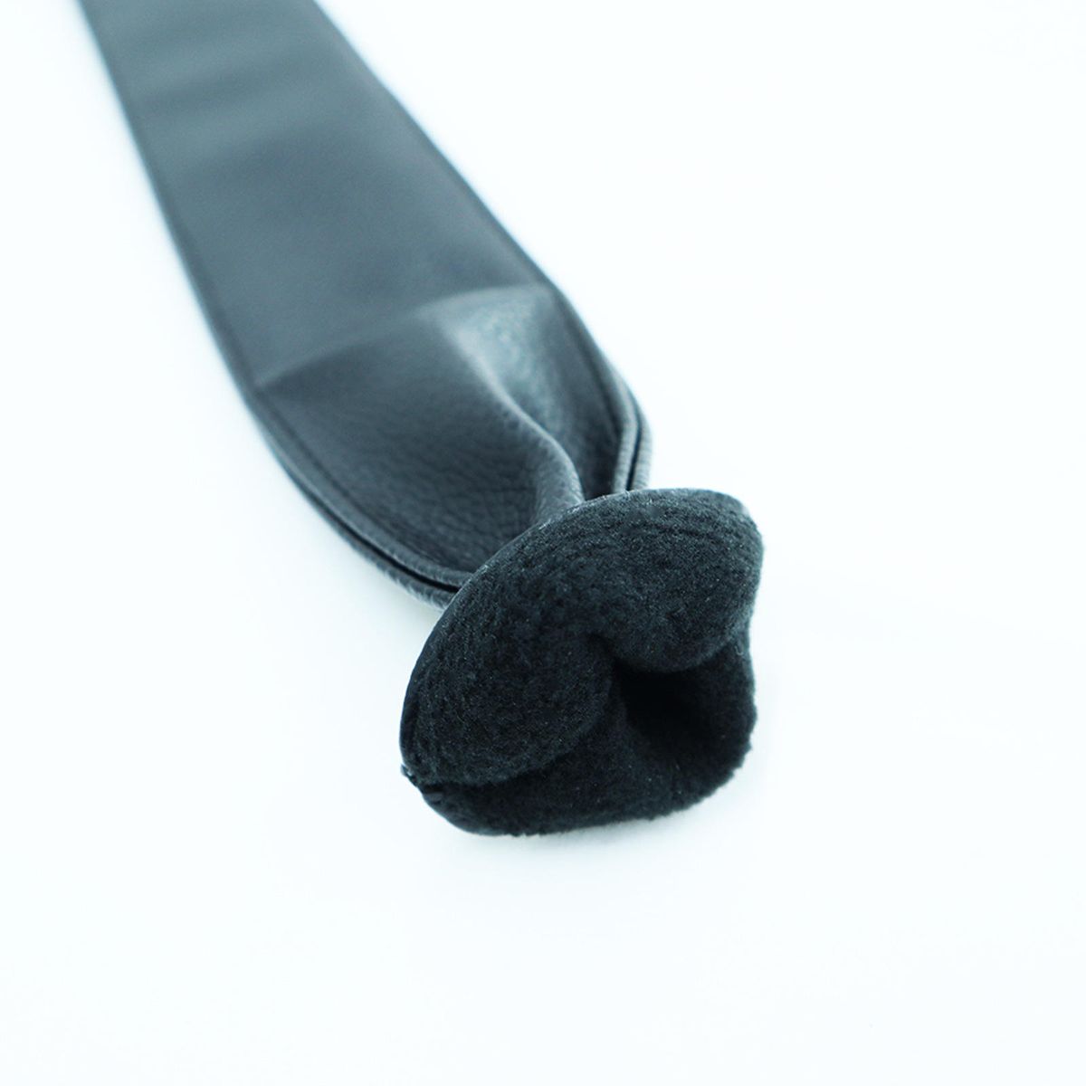 Golf Alignment Stick Cover Four  High Quality Leather Black