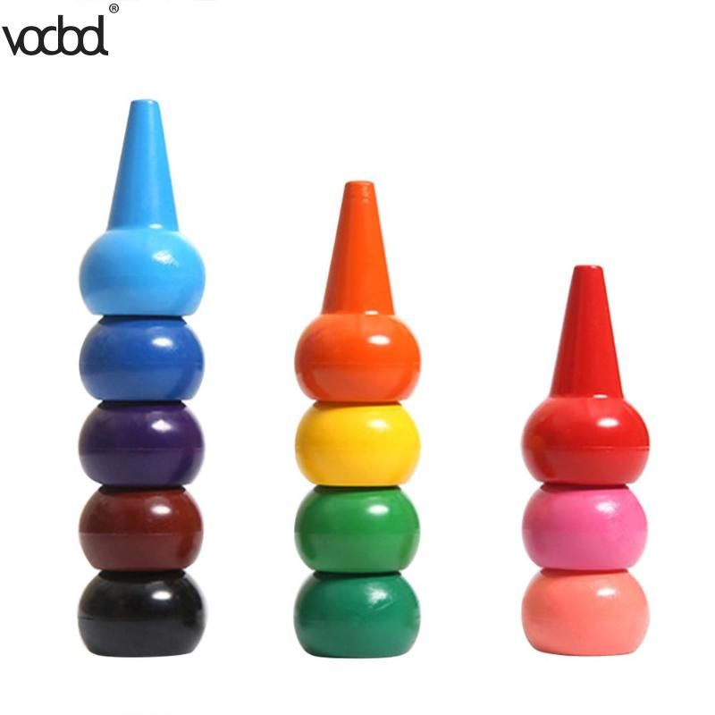 12pcs Non-Toxic Kid Painting Crayon Children Safety Color