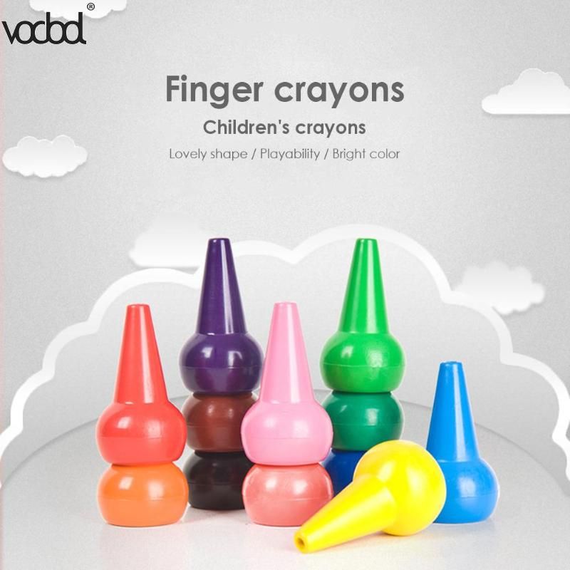 12pcs Non-Toxic Kid Painting Crayon Children Safety Color