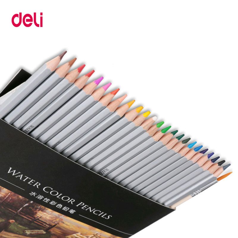 Deli High Quality 24/36/48 Colors Professional Watercolor