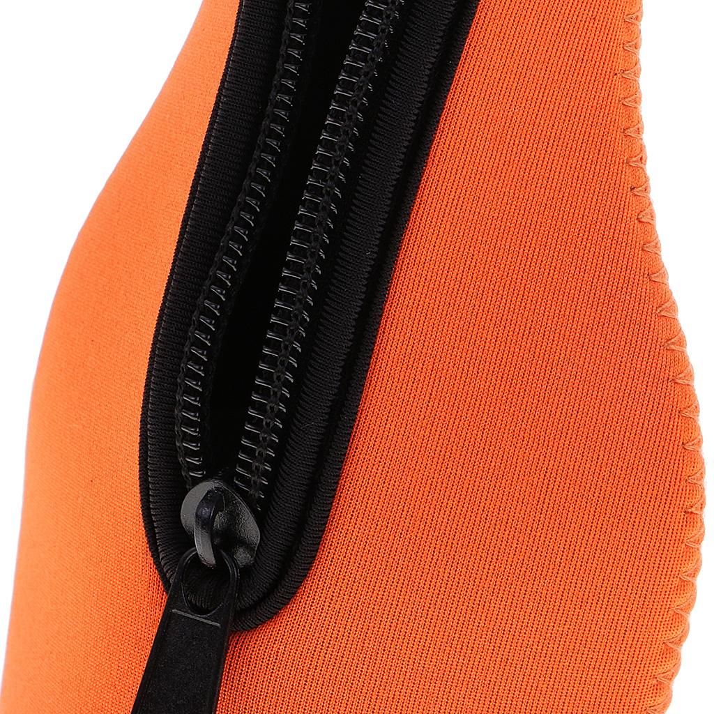 Neoprene 330ml  Bottle Sleeve Beverage   Insulator Orange