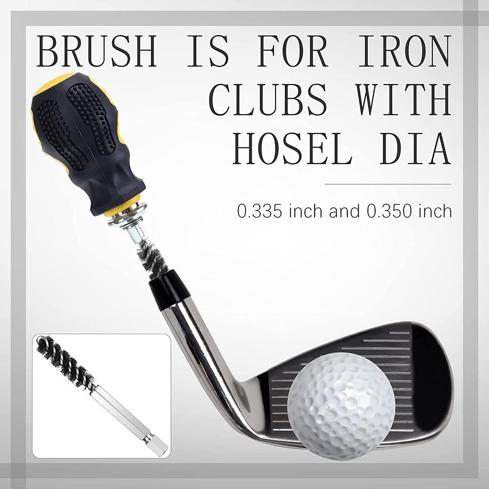 Golf Club Brush Wire Brush Cleaning Tool for Iron and Wood,4