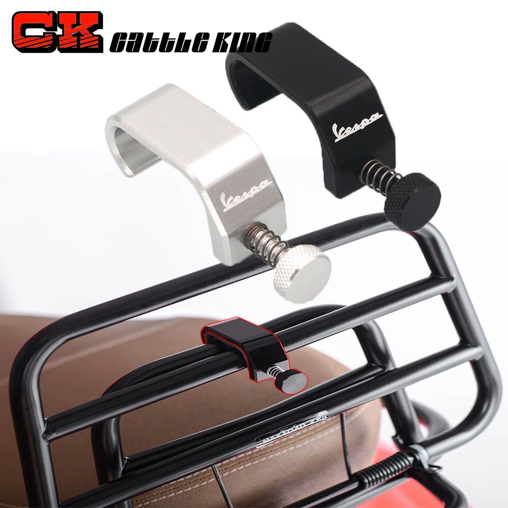 For Vespa Gts 300 Sprint Px Lx Primavera Adjustment Bag Frame Hook Crotchet Grips Accessories