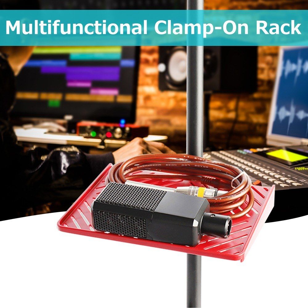 Sound Card Tray Universal Sound Card Holder Clamp-On Rack