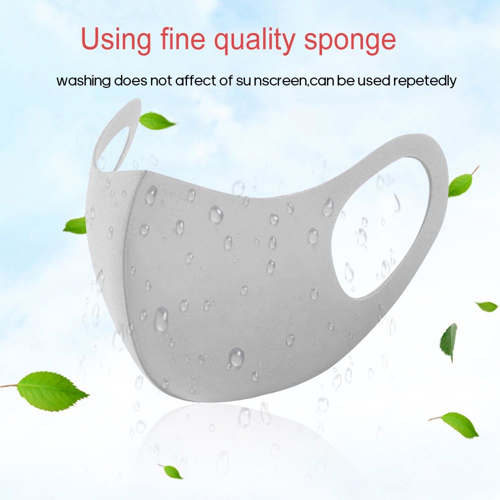 5PCS Mouth Cover Stop Dust Face Mouth Cover Breathable And