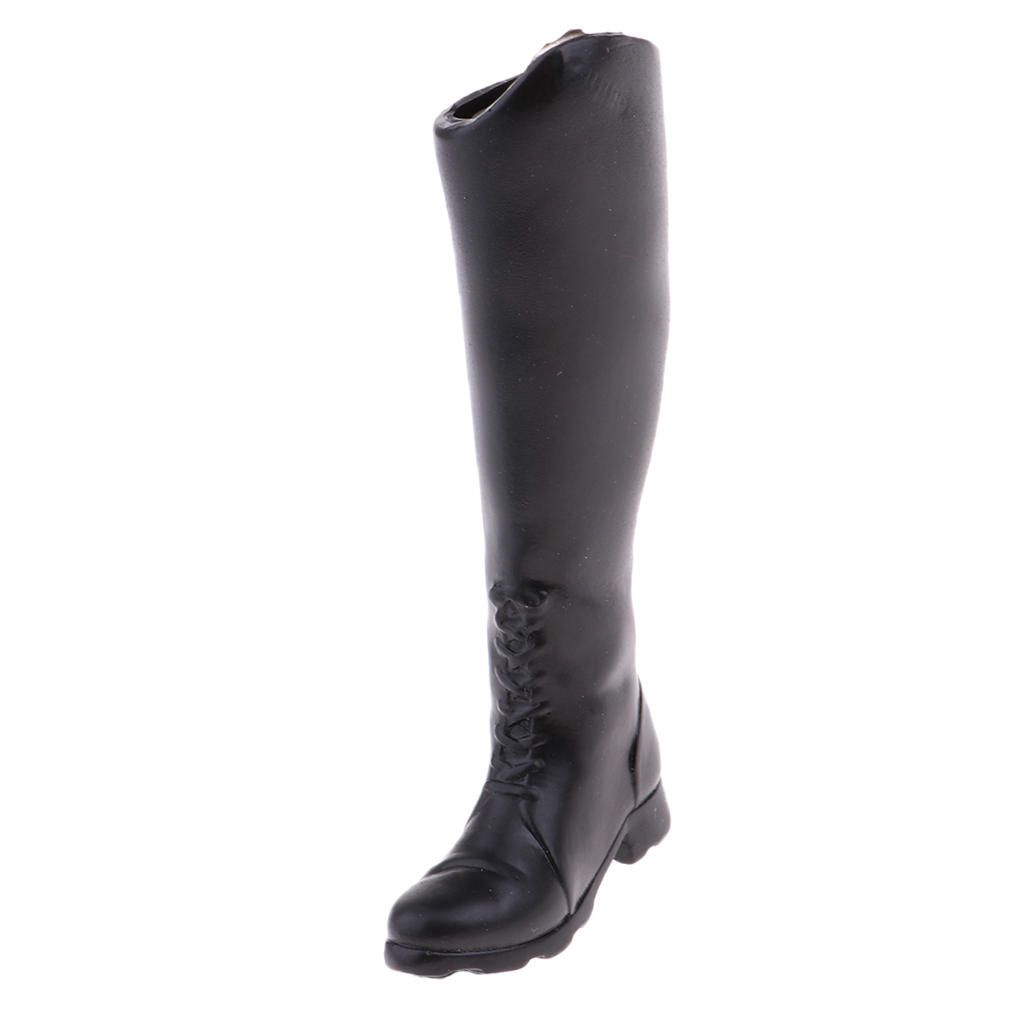 1/6 Long Heel Black Boots For 12'' Action Female Figure FS-33 FS-33