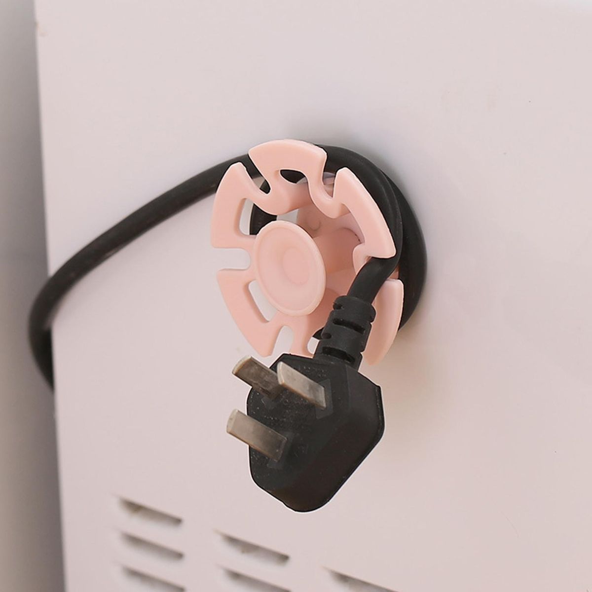 10Pcs Plug Holders Plug Holders Hooks Finishing Brackets Pink