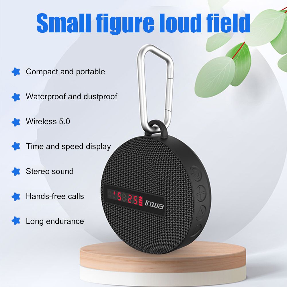Mountain Bike Wireless Speaker Digital Display Outdoor