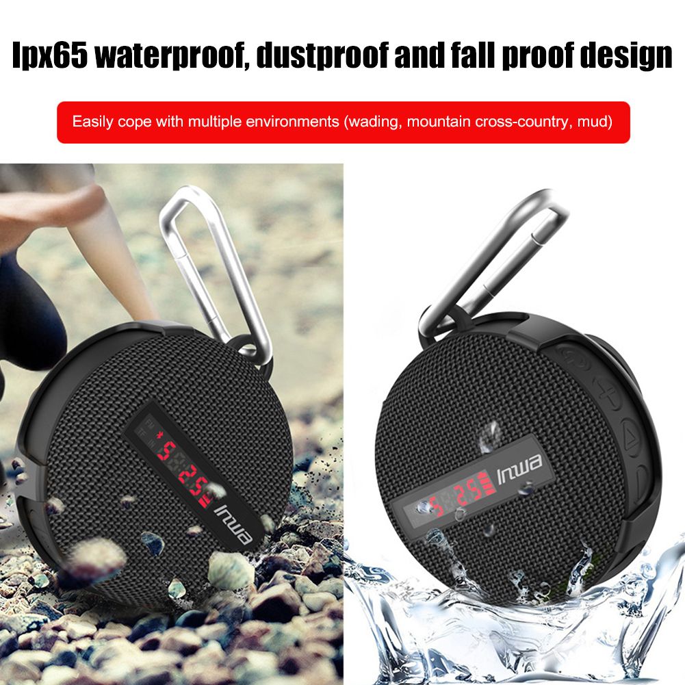 Mountain Bike Wireless Speaker Digital Display Outdoor