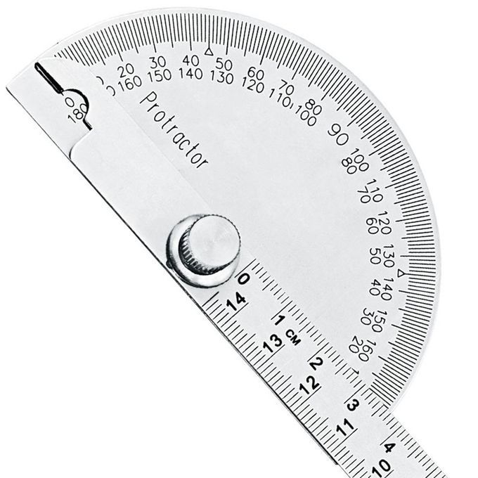 Stainless Steel Measuring Angle Ruler Easily Remove A  Urate In S Ale-stainless Steel Color-145mm