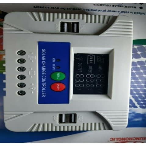 Talkers Solar Charge Controller-12v/24v 30a Pwm+dual Usb Port