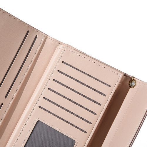 Women's Large Capacity Long Multi Card Slot Wallet - Black