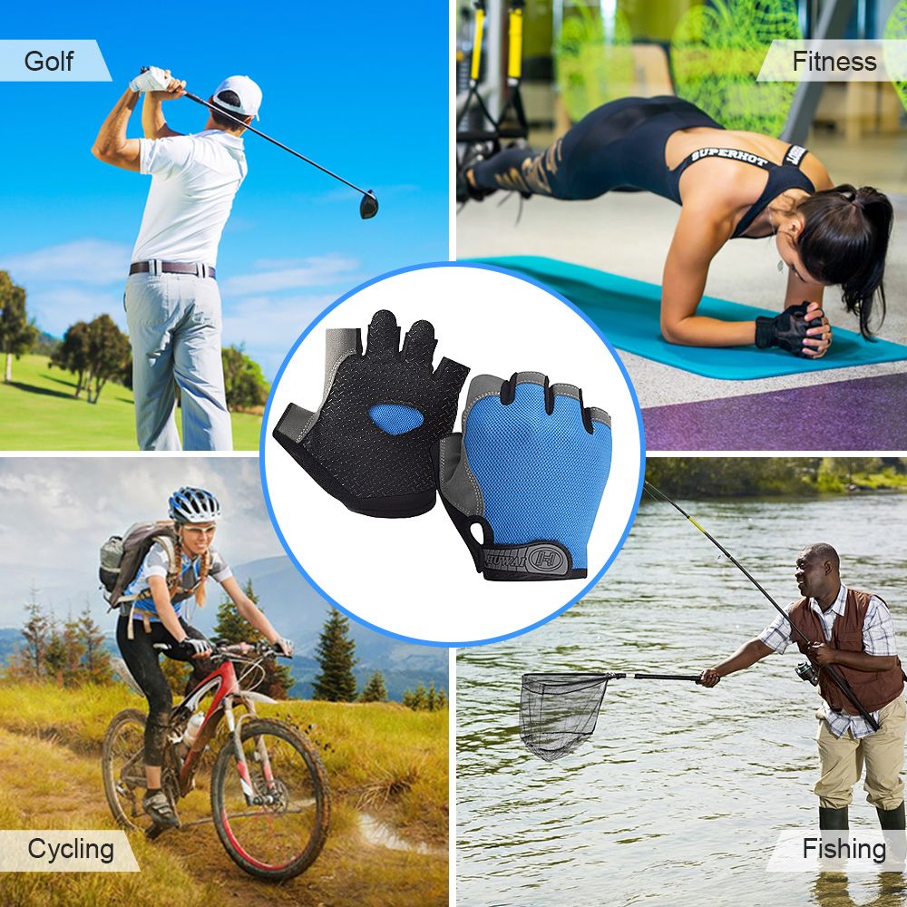 MTB Sport Bike Half Finger Cycling Gloves Anti-skid Bike