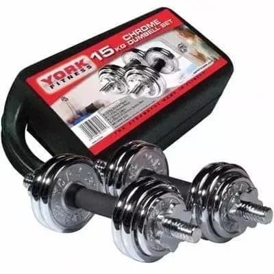 York Fitness 15kg Dumbbell
