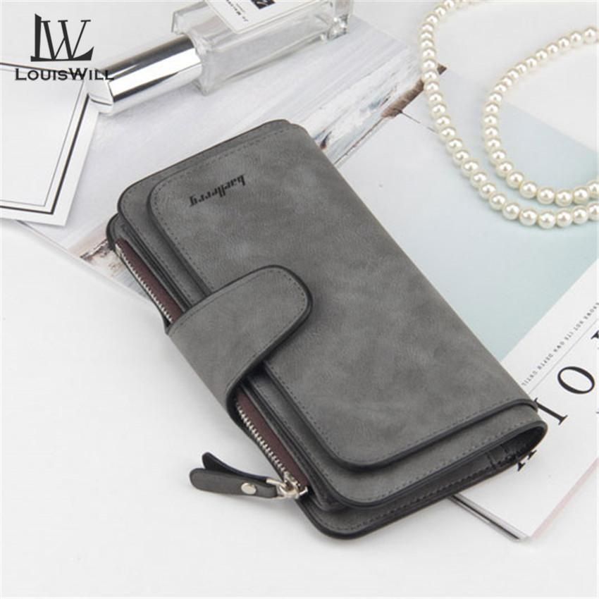 LouisWill Women Fashion Wallet Girls Long PU Leather Hand Bag