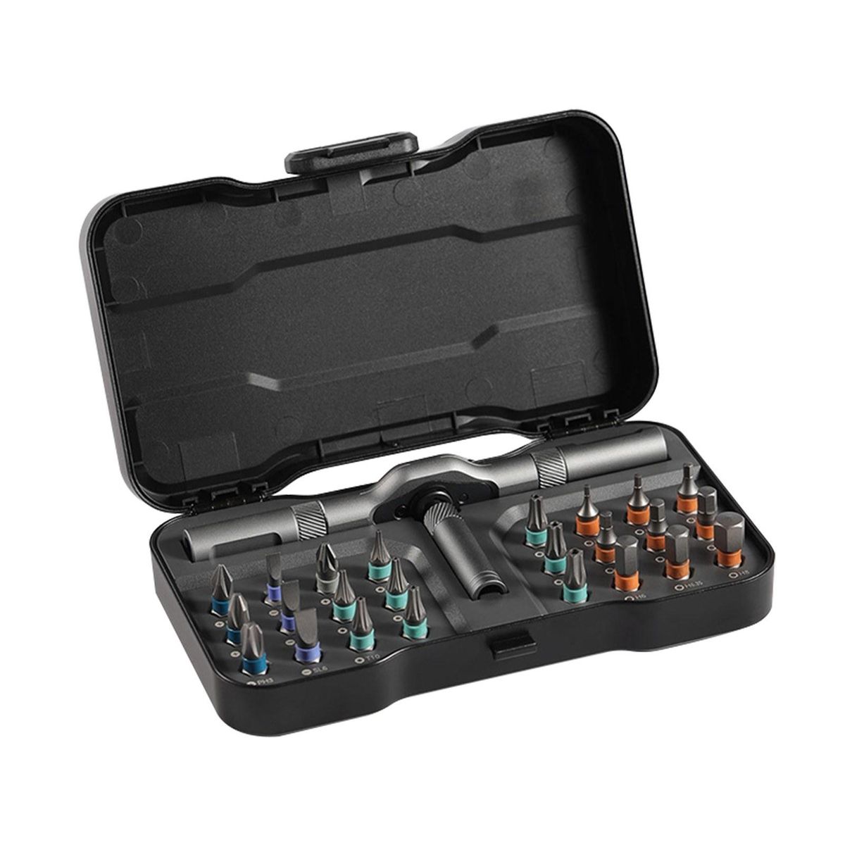 Original Creality Ender SR-1 Multi-Purpose 24pcs Ratchet Set Rotating Screwdriver Kit with Detachable Handle Tools for 3D Printer Mobile Phone Smartphone Game Console Tablet PC Furniture Bicycle Outdoor Repair