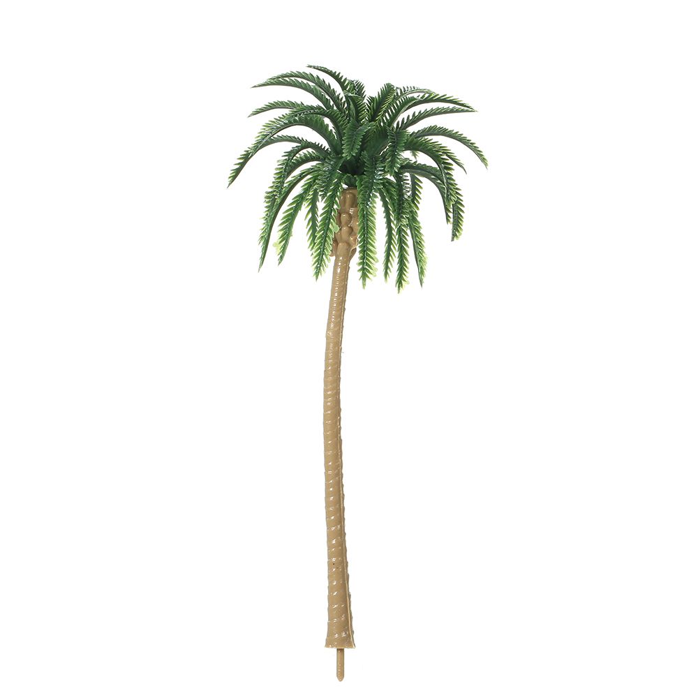 15pcs Miniature Scenery Layout Model Plastic Tree Palm Trees