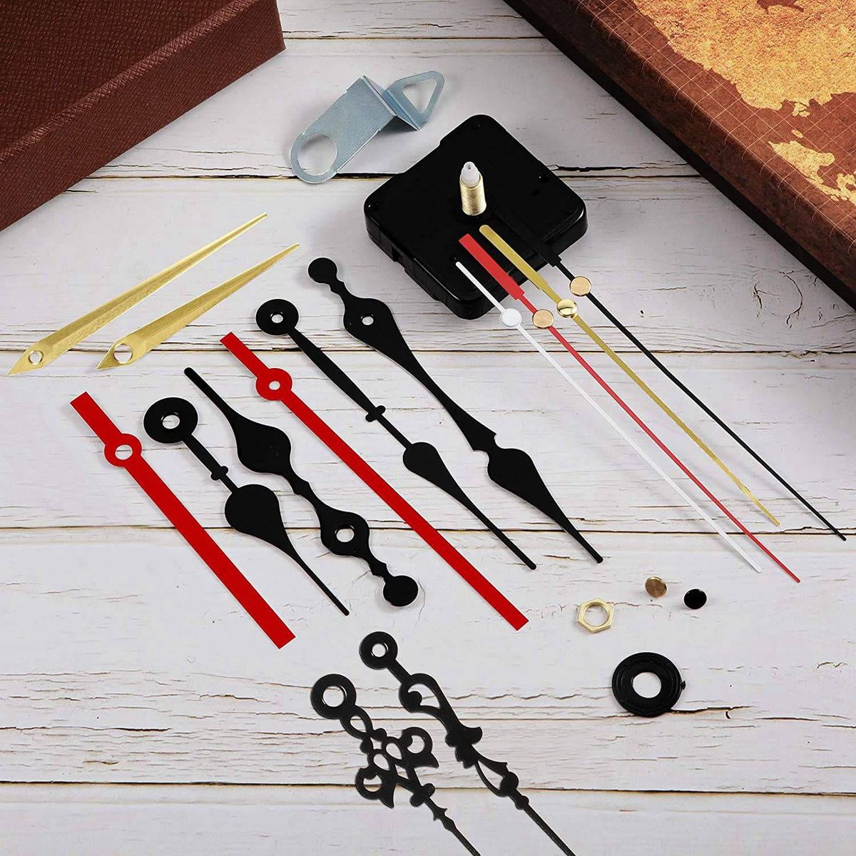 12 PCS Quartz Clock Movement DIY Repair Tool Part with Clock