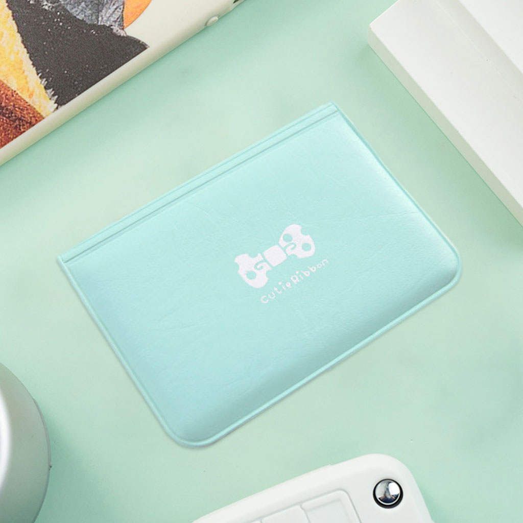 Credit Card Holder 12 Slots Protector  Card Organizer Blue