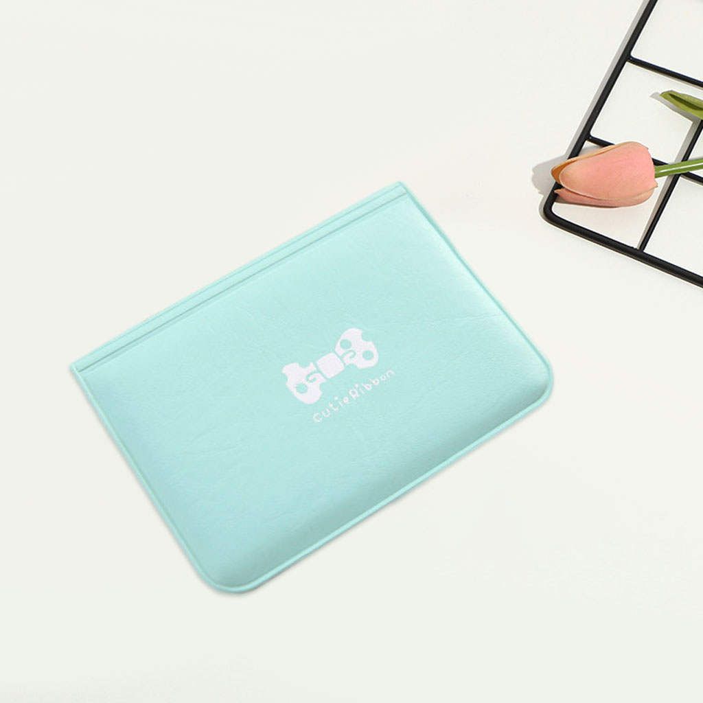 Credit Card Holder 12 Slots Protector  Card Organizer Blue