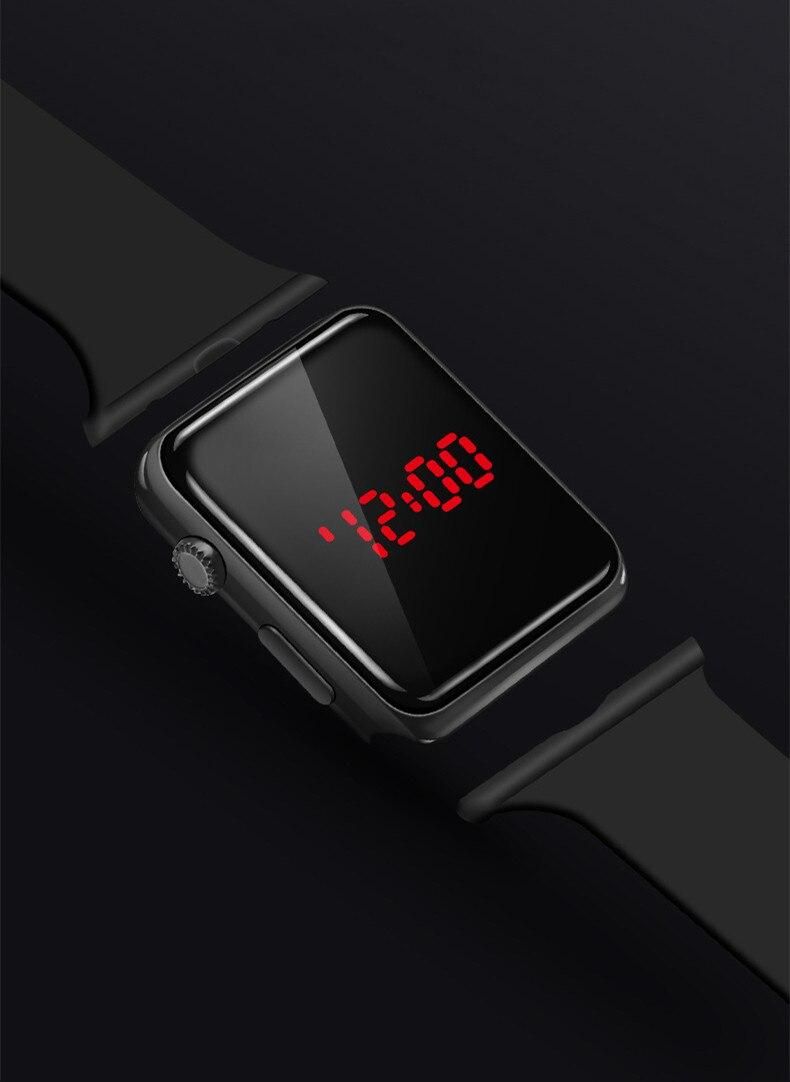 Sports Watch For Women And Men Electronic LED Digital Watch Fashion Casual Simple Silicone Female Watch Electronic Clock