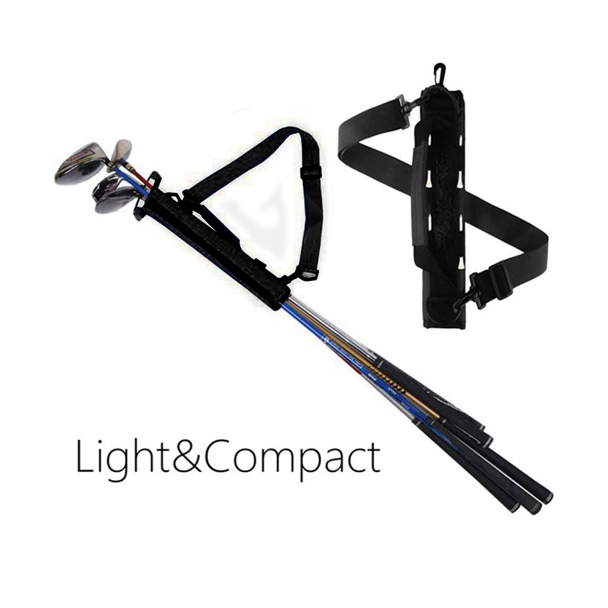 Portable Foldable Mini Golf Club Bag Men Women Kids Driving