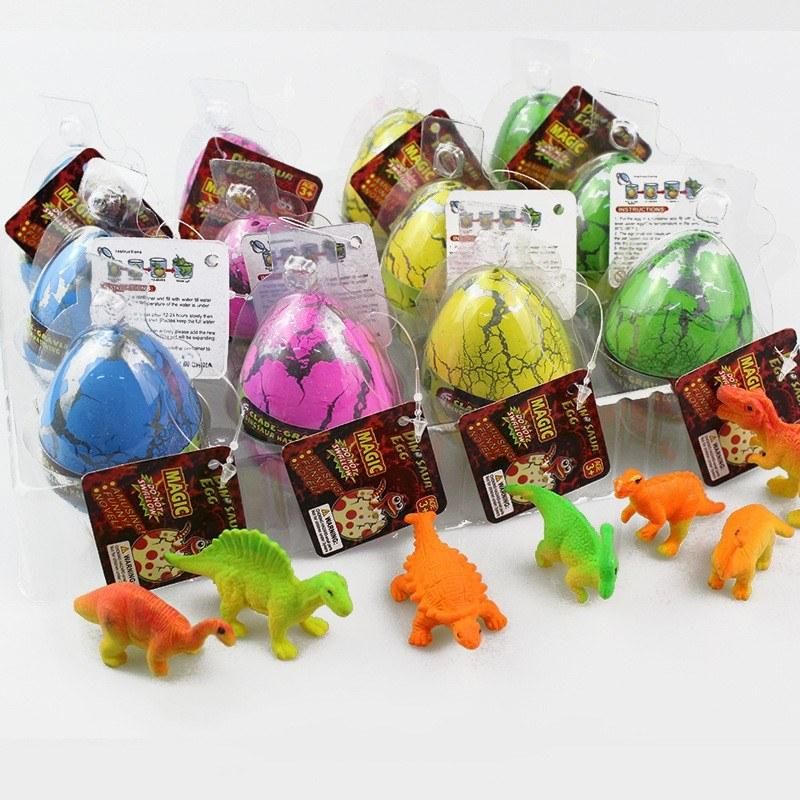 Medium dinosaur egg hatching egg soaked water expansion easter egg